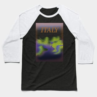 Italy vintage travel poster. Baseball T-Shirt